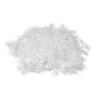 Obrázek Rayher 7650402 Mini lokny z umělých vlasů, SB Btl. 14 g, bílé
