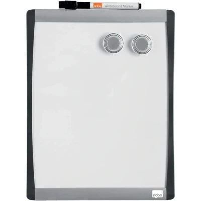 Obrázek Rexel Magnetická, za sucha stíratelná osobní bílá tabule, 280 x 215 mm, zaoblený rám, vč. popisovače, magnetů a montážní sady, bílá, 1903778
