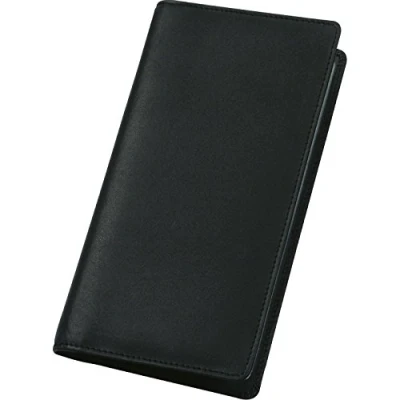 Obrázek ALASSIO 41006 album na vizitky z imitace kůže FINEtouch, pouzdro v černé barvě, cca 20 x 11,5 1,5 cm, složka 120 karet