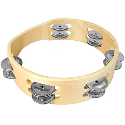Obrázek Tiger TAM84 08 Kopofloser Tambourin dvojitý kroužek 8&quot;