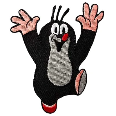 Obrázek Mono Quick GmbH Applikationen Kids and Hits nažehlovací malý krteček Pauli cca 7,0 x cm barevný