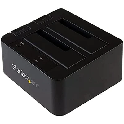 Obrázek StarTech. com USB 3.1 (10 Gbit/s) duální Bay pevné disky dokovací stanice pro 2,5 &quot; (6,4 cm)/3,5 (8,9 cm) SATA SSD/HDD s Uasp
