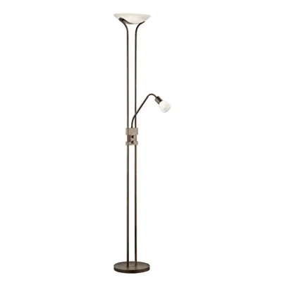 Obrázek Trio Leuchten LED reflektor Santo II 421910228, kov antický rezavý, sklo alabasterově bílé, 5 x 4,5 W