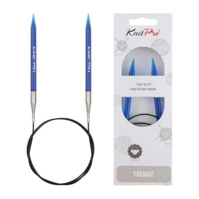 Obrázek Knitpro KP51141 kruhové pletací jehlice, Dřevo, vícebarevné, kov, vícebarevná, 120 cm x 7 mm