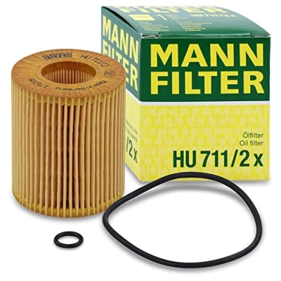 Obrázek MANN FILTER HU 711/2 x olejový filtr sada olejových filtrů s těsněním / sadou těsnění pro osobní automobil
