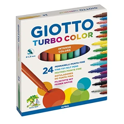 Obrázek Giotto Turbo Color 24dílné kartonové pouzdro F417000, vícebarevné
