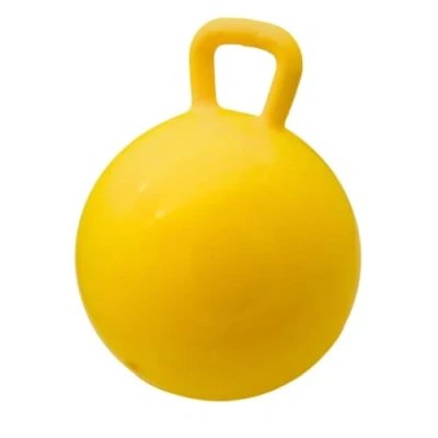 Obrázek PFIFF 103033 nafukovací míč na hraní s koňmi, pro koně, bez vzduchové pumpy, žlutý, 30 cm