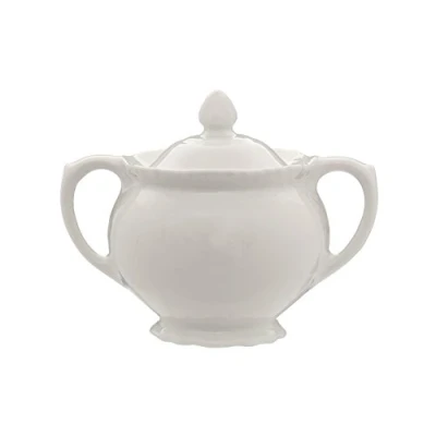 Obrázek Premier Housewares Zuckerdose, geprägtes Weiß