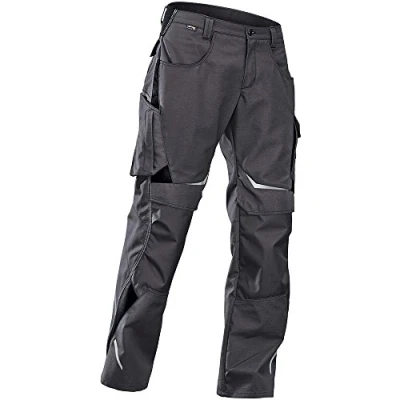 Obrázek KÜBLER Workwear Pracovní kalhoty s tepovým tepem High antracit/černé, Antracitová/černá