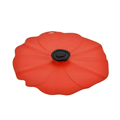 Obrázek Charles Viancin Silikonové víko Poppy pro uchovávání potravin 28 cm bez BPA do trouby, mikrovlnné mrazničky, sporáku a myčky nádobí
