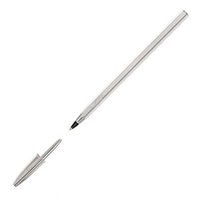 Obrázek BIC 921339 kuličkové pero Cristal Shine, stříbrné, 20 kusů, barva psaní černá