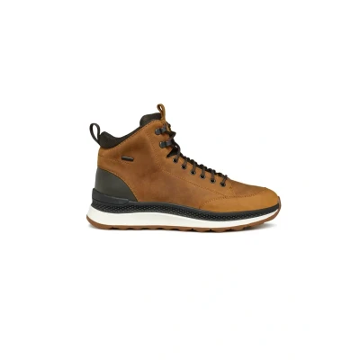 Obrázek Geox Spherica Actif Šněrovací kotníkové boty, Muži, Velikost: 42, Ochre dark coffee boty