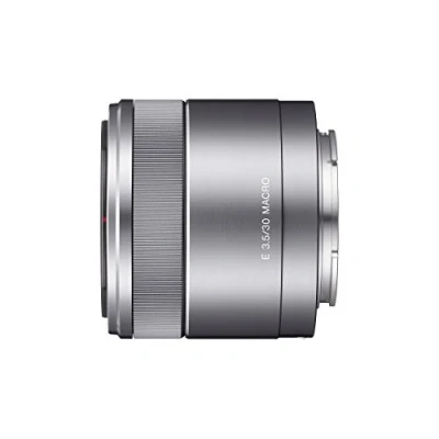 Obrázek Sony SEL 30M35 Makro objektiv (pevná ohnisková vzdálenost, 30 mm, F3. 5, APS C, vhodný pro A6000, A5100, A5000 a série Nex, E Mount) stříbrný