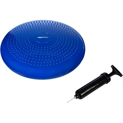 Obrázek Amazon Basics Stabilitní polštář k nafouknutí, tmavě modrý