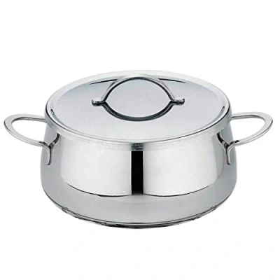 Obrázek Spring 2621400618 Swiss Eco hrnec na fondue, ušlechtilá ocel, stříbrný, 14,8 x 28,4 38,6 cm