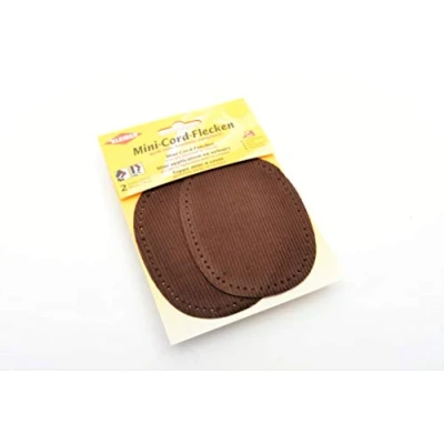 Obrázek Kleiber + Co.GmbH Fein Cord Flecken Mini, ca 11 cm x 8,5 cm, braun
