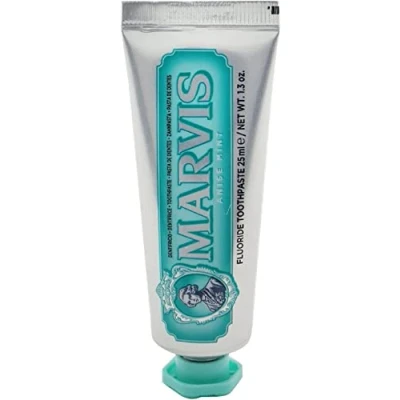 Obrázek MARVIS® Anise Mint 25 ml I zubní pasta pro vyčištěné zuby a zdravé dásně trvalý svěží dech badyán máta cestovní velikost