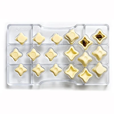 Obrázek Decora 0050081 PRALINENFORM Fantasie 200X120X22 MM, Durchsichtig