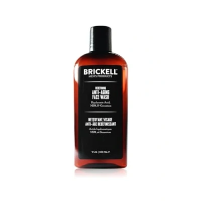Obrázek Brickell Men&#039;s nově definovaný anti aging prací prostředek na obličej pro muže, přírodní a organický, pěnivý gelový ke snížení příznaků stárnutí pokožky (parfémované, 118