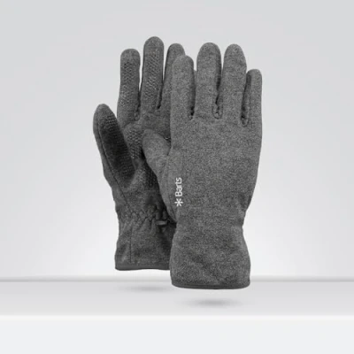 Obrázek Barts Unisex fleecové rukavice, šedé (0002/Heather Grey 002b), One size