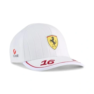 Obrázek PUMA Scuderia Ferrari F1 2025 Charles Leclerc Kappe Jednotná velikost, bílá, velikost