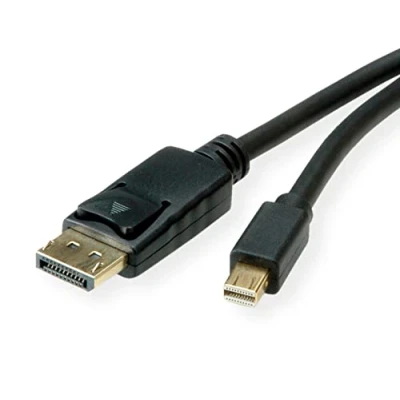 Obrázek ROLINE Mini DisplayPort kabel, v1. 4, mDP DP, ST ST, černý, 1 m