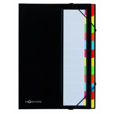 Obrázek Pagna Deskorganizer Premium (sběratelský sešit, 12 přihrádek) černý
