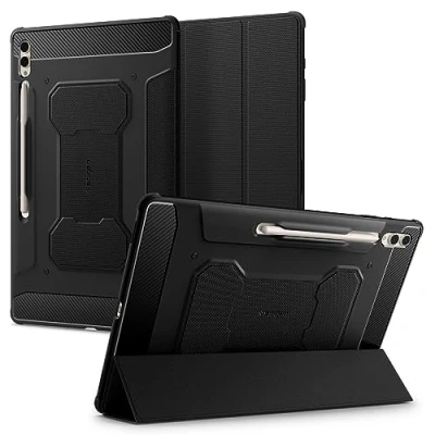 Obrázek Spigen Rugged Armor pro pouzdro vyvinuté Samsung Galaxy Tab S10 Ultra (2024) / S9 (2023) S8 (2022) černé