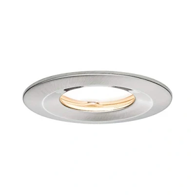 Obrázek Paulmann 93882 LED vestavné svítidlo Coin ploché Slim stropní bodové světlo kulaté 6,8 W železo stmívatelné IP65 ochrana proti stříkající vodě