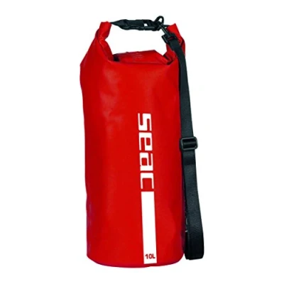 Obrázek Seac Dry Bag, vodotěsná taška ideální pro potápění, jízdu na člunu a cestování, 10 litrů, červená