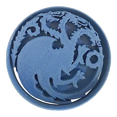 Obrázek Cuticuter Game of Thrones Targaryen Ausstechform, Blau, 8 x 7 1.5 cm