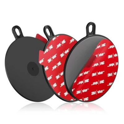 Obrázek Selbstklebende Armaturenbrett Montageplatte für Saugnapf Basis 95mm 3M Hitzebeständige klebepads Befestigungsplatten Garmin Tomtom Navigationsgeräte Dash Cam Windschutzscheibe Kamera Halter