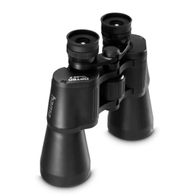 Obrázek Hama Kompaktní dalekohled 10 x 50 pro ostrý dalekohled, 10násobné zvětšení, průměr objektivu mm, porrobovitý tvar, Optec, černý