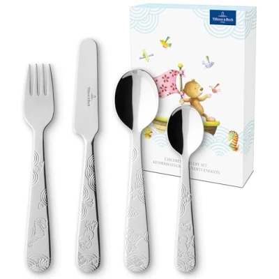 Obrázek Villeroy &amp; Boch Dětský příbor, Happy As A Bear, sada příborů 4dílná