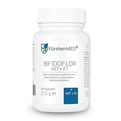 Obrázek FürstenMED® Bifidoflor HIT + FI při nesnášenlivosti histaminu a intoleranci fruktózy s kmeny bifidobacterium Lactobacillus, laboratorně testováno, veganské bez přísad