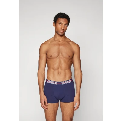 Obrázek DIM Power FULL 3 PACK Boxerky, Muži, Velikost: XL, Berry red/night blue/blue cobalt