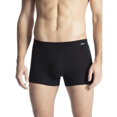 Obrázek CALIDA Pánské boxerky Cotton Code s gumou potaženým látkou, černá