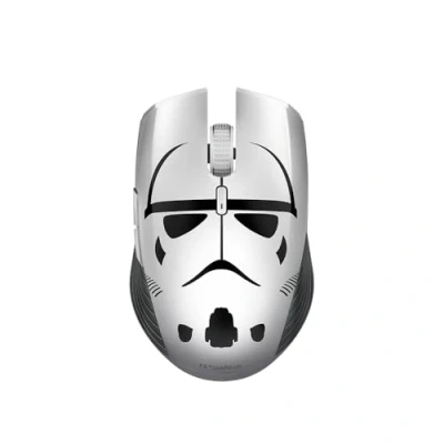 Obrázek Razer Atheris Stormtrooper Edition bezdrátová herní a kancelářská myš (výdrž baterie 280 hodin pro bezdrátovou práci, optický senzor, technologie adaptivní frekvence, duální spojení)