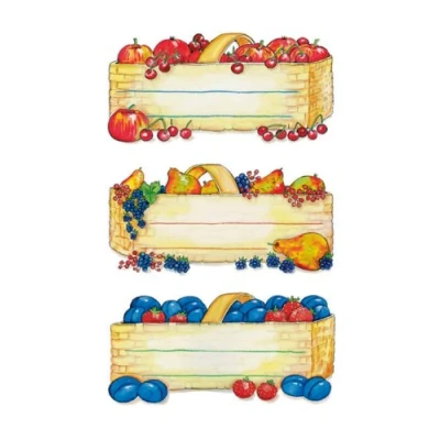Obrázek HERMA 3604 samolepicí etikety na marmelády, 12 kusů, 76 x 35 mm, domácí kuchyňská nálepka k popisování, nálepky Vánoce, zavařovací sklenice, sklenice koření marmeládu láhve