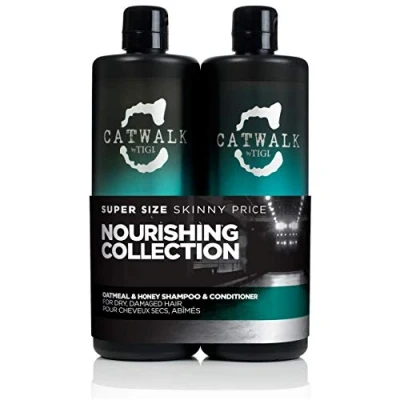 Obrázek Catwalk by Tigi Oatmeal &amp; Honey Shampoo a kondicionér, 750 ml, 2 kusy