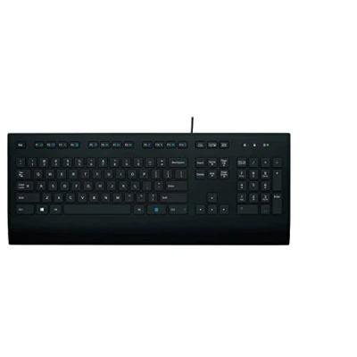 Obrázek Logitech K280e pro Wired Business Keyboard Windows / Linux Chrome, USB Plug and Play, diskrétní vstup, standardní velikost, odolnost proti st?íkající vod?, skandinávská QWERTY klávesnice ?erná
