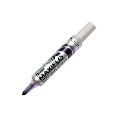 Obrázek Pentel MWL5 M Whiteboard Marker Maxiflo s lodičky systém Kuličkový hrot, 2.5 mm, 1 ks, fialová