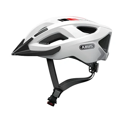 Obrázek Abus Aduro 2.0 race white L (58 62 cm) helma na kolo