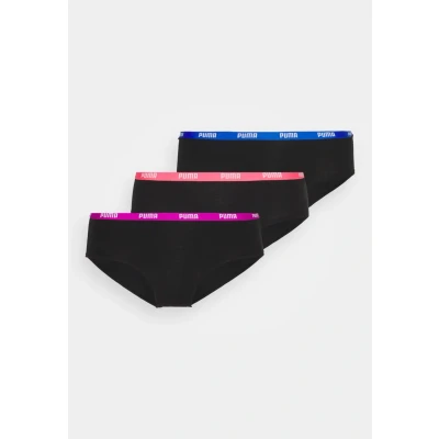 Obrázek Puma Women Hipster 3 PACK Kalhotky, Ženy, Velikost: Small, Pink/orchid/blue