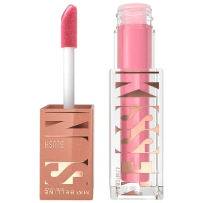 Obrázek Maybelline New York Sunkisser Blush, tekutá tvářenka na sluneční políbení, s perlami odrážejícími světlo a pigmenty, jemně se rozpouštějící formule vitaminem E, 05 Sol Search, 4,7 ml