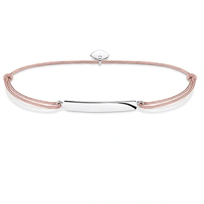 Obrázek Thomas Sabo Dámský náramek Little Secret Classic, sterlingové stříbro 925, LS011 173 19 L20v, nylon, Bez kamene