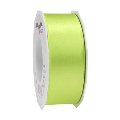 Obrázek PRÄSENT C.E. Pattberg Satin hellgrün, 25 m Satinband zum Einpacken von Geschenken, 40 mm Breite, Geschenkband Dekorieren &amp; Basteln, Dekoband, Anlass