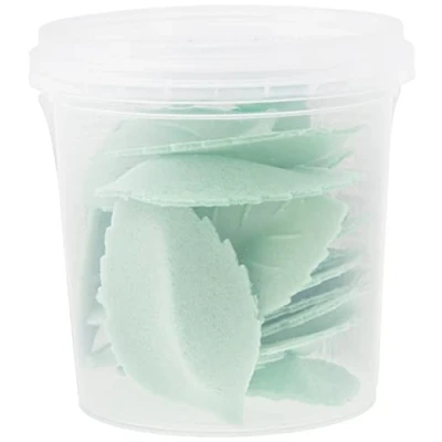 Obrázek ScrapCooking 2260 dekoračních oplatků 24 kusů ve tvaru listu zelené 6,5 x 7 cm