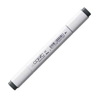 Obrázek COPIC Classic Marker typ C 9, cool gray No. profesionální popisovač layoutu, se širokou a jemnou špičkou