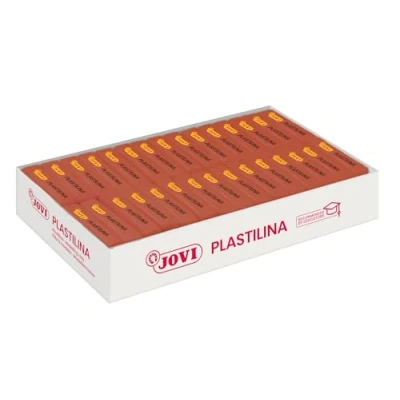 Obrázek Jovi Box, 30 Tabletten 50 g Knete, braun (7009)